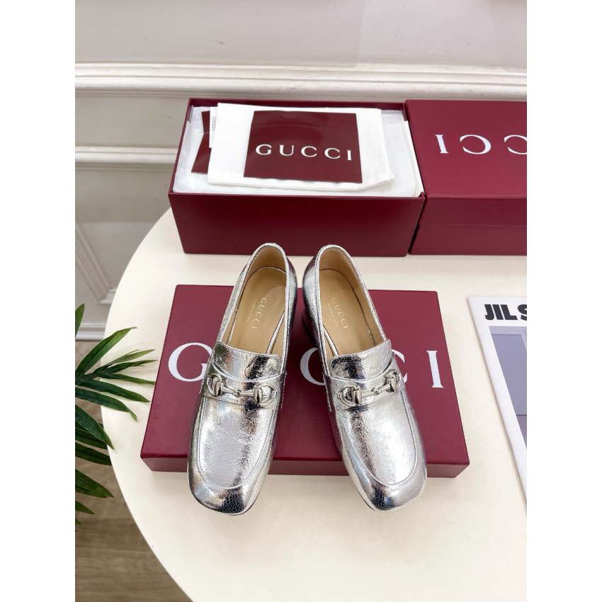 Gvc*1 Horsebit leather  pump , Size 35-41