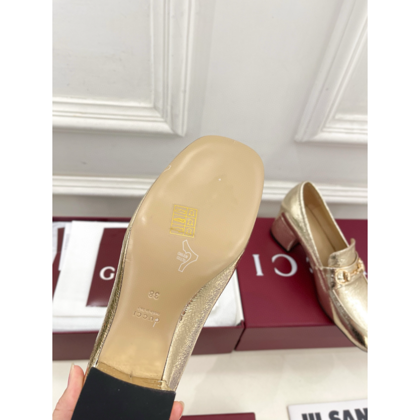 Gvc*1 Horsebit leather  pump , Size 35-41