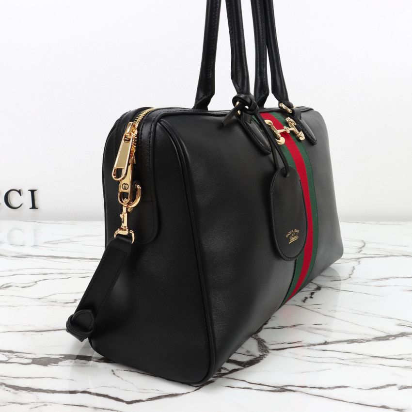 Top grade  Gvc*1 Borsetto large boston Leather bag