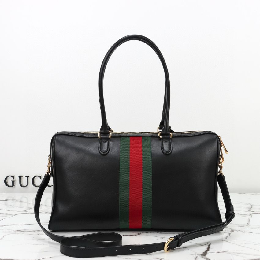 Top grade  Gvc*1 Borsetto large boston Leather bag