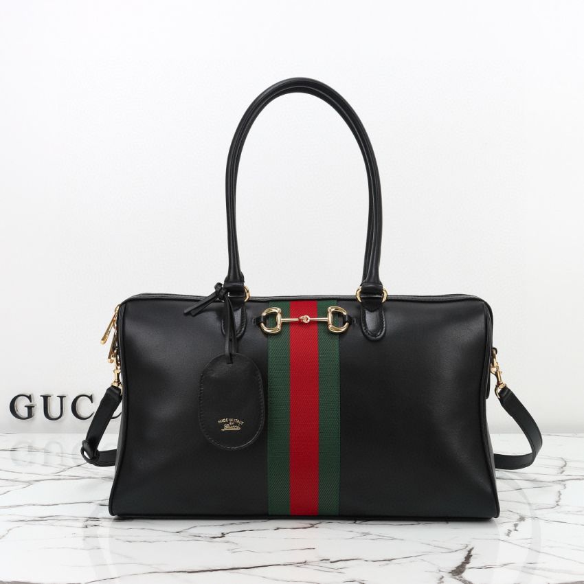 Top grade  Gvc*1 Borsetto large boston Leather bag