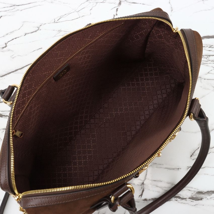 Top grade  Gvc*1 Borsetto large boston Suede bag