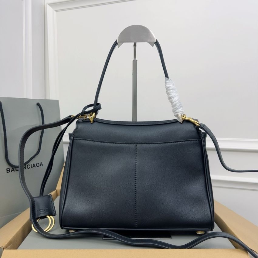 Ba1en*iaga Rodeo Small  Handbag- Black